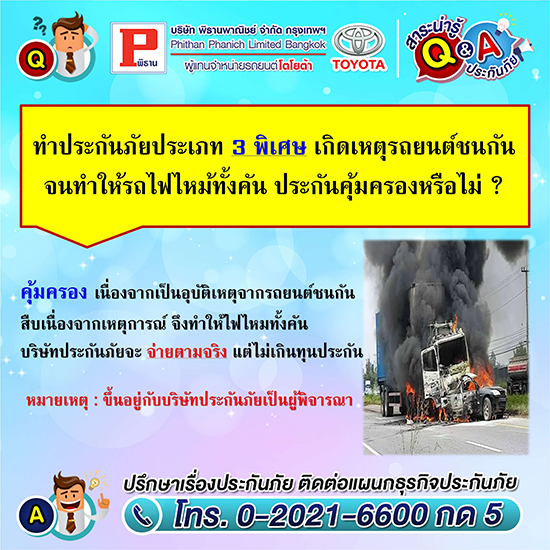 ทําประกันภัยประเภท 3 พิเศษ